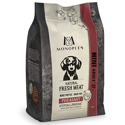 Monopets Hondenvoer Fresh Meat Adult Mini Pheasant 2 kg