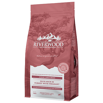 Riverwood Hondenvoer Junior Large Breed Duck & Turkey 12 kg