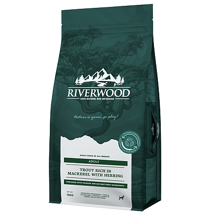 Riverwood Hondenvoer Adult Trout & Mackerel 12 kg