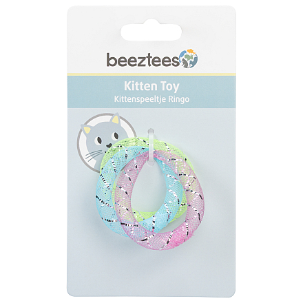 Beeztees Kittenspeelgoed Ringetje Ringo 3 st