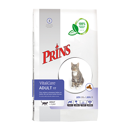 Prins kattenvoer VitalCare Adult Fit <br>10 kg