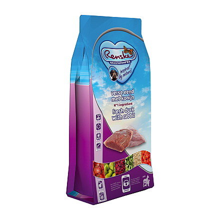 Renske hondenvoer Super Premium eend & konijn 600 gr