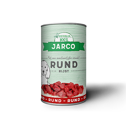 Jarco Hondenvoer Rund/Rijst 400 gr
