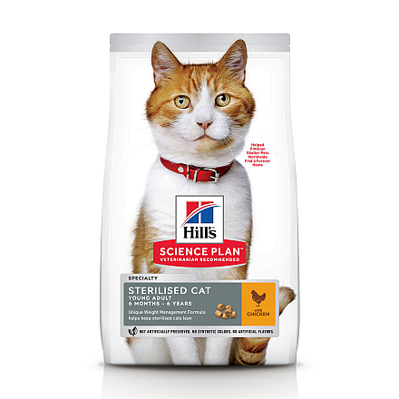 Hill's Science Plan Young Adult Sterilised Cat kip 7 kg