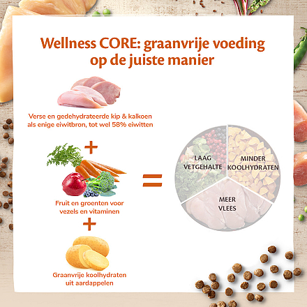 Wellness CORE kattenvoer Original <br>1,75 kg