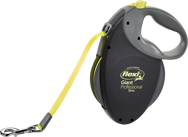 Flexi Giant Neon Professional band geel 10 mtr