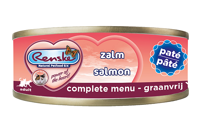 Renske kattenvoer Vers Vlees maaltijd Zalm <br>70 gr