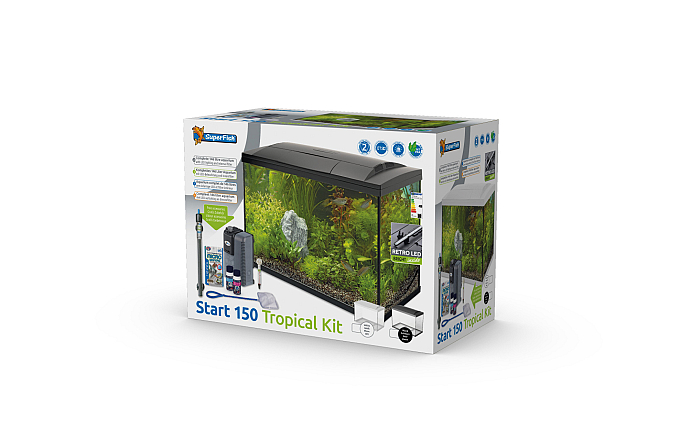 SuperFish Aquarium Start 150 Tropical Kit Zwart