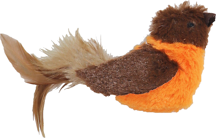 Vogel met Verenstaart Assorti 13 cm