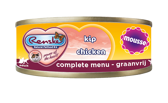 Renske kattenvoer Vers Vlees maaltijd Kip 70 gr