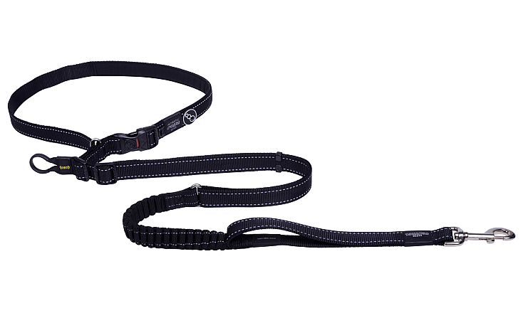 Rogz Hondenlijn Utility Handsfree Zwart