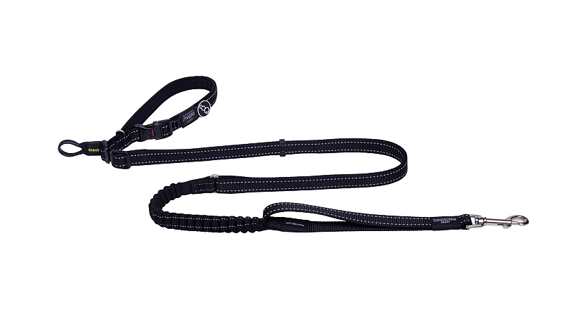 Rogz Hondenlijn Utility Handsfree Zwart