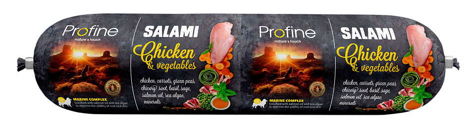 Profine SALAMI kip met groenten 800 gr