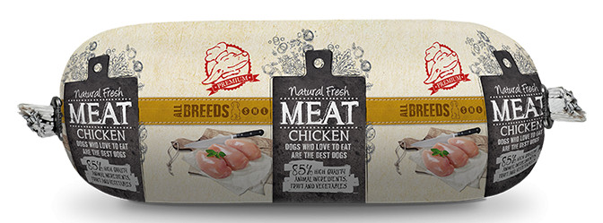 Natural Fresh MEAT hondenworst chicken 250 gr